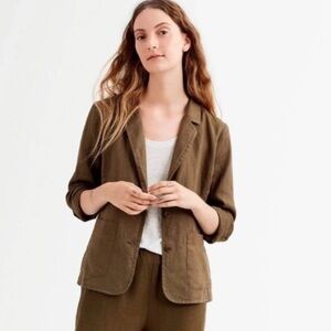 Eileen Fisher Women’s Blazer Organic Linen size XL